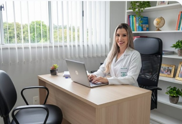 Jéssica Souza no consultório
